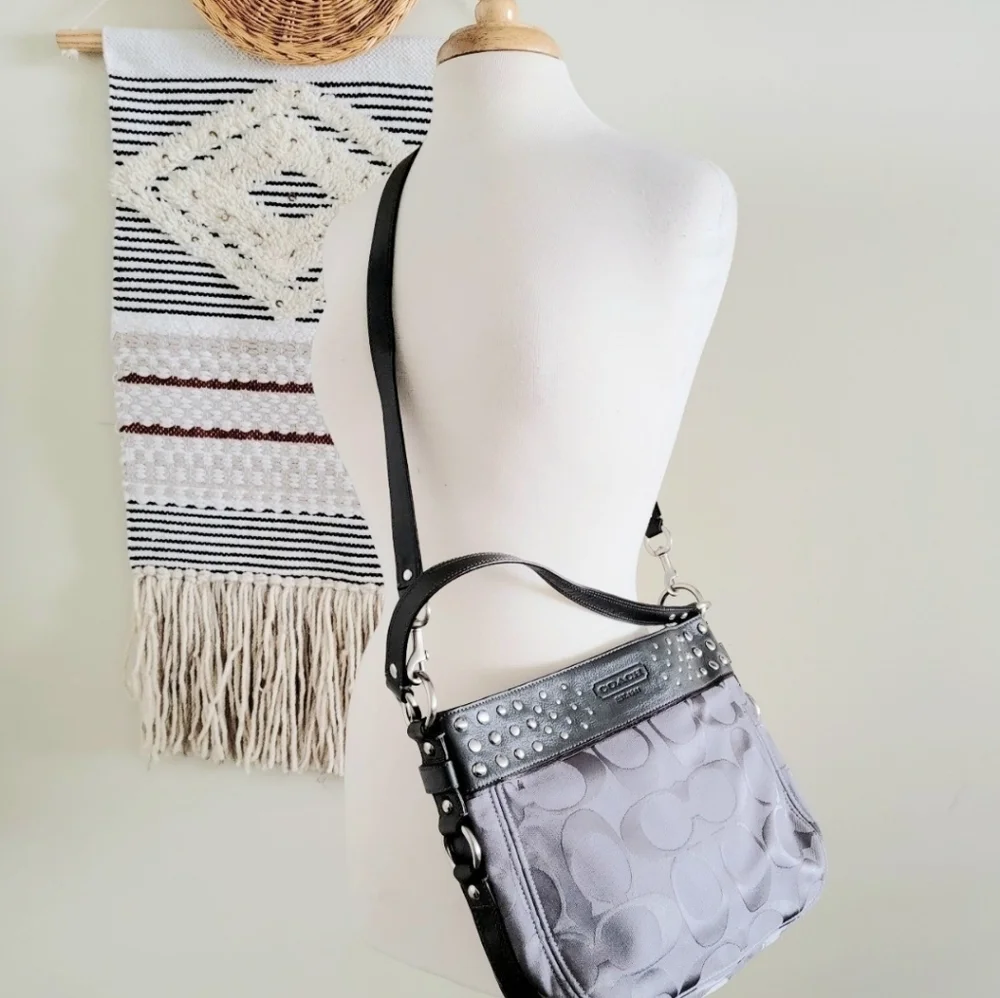 Coach studded Shoulder Bag crossbody bag RARE NWOT